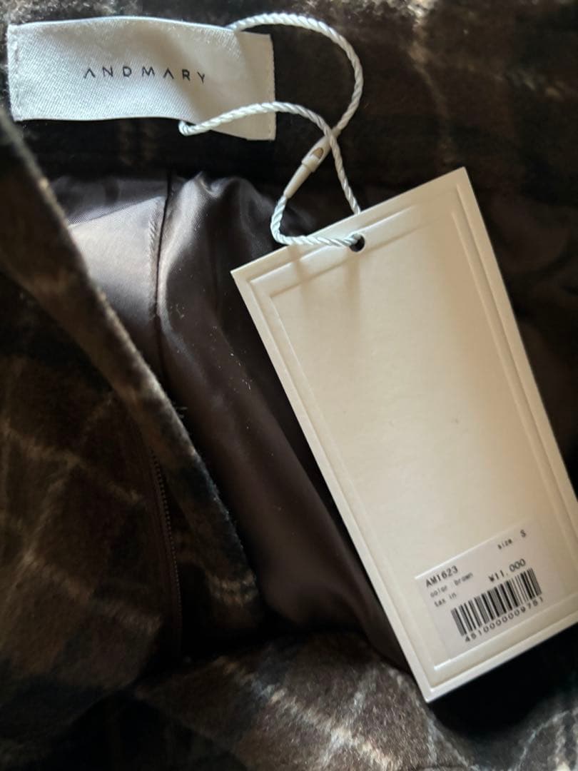 パンツ Ribbon check mini pants AM1623