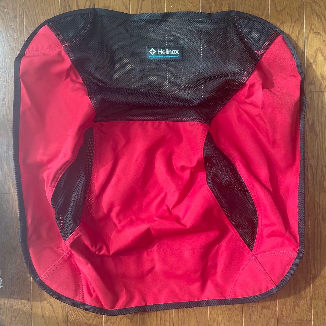 【新品未使用】Helinox ヘリノックス　アウトドアチェア レッド