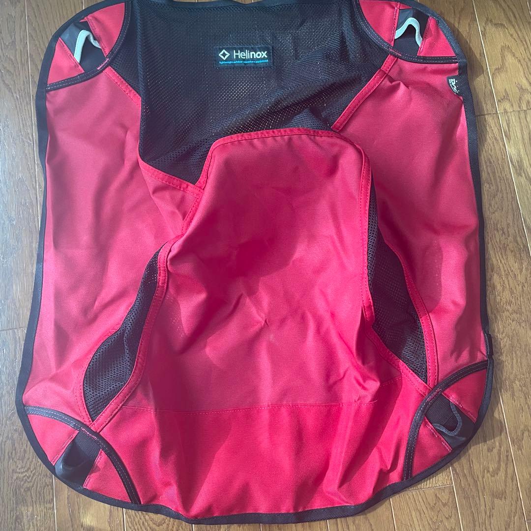 【新品未使用】Helinox ヘリノックス　アウトドアチェア レッド