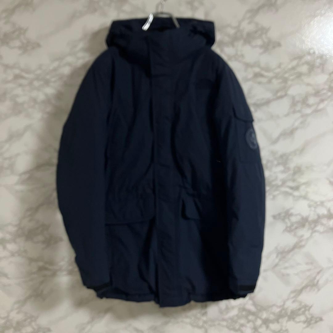ノースフェイス　マクマードパーカー　ワンポイントロゴ　ダウン　ネイビー　ＸＳ
