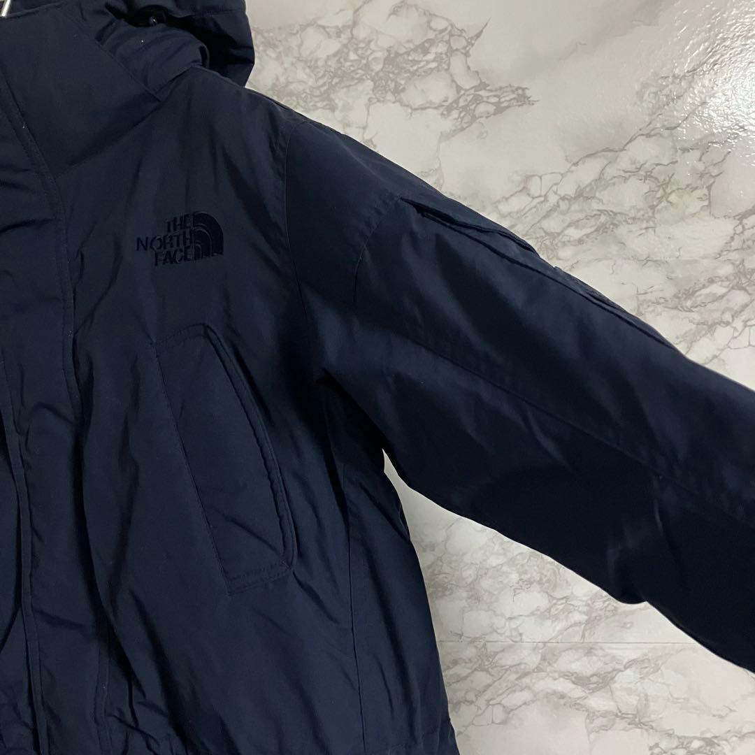 ノースフェイス　マクマードパーカー　ワンポイントロゴ　ダウン　ネイビー　ＸＳ