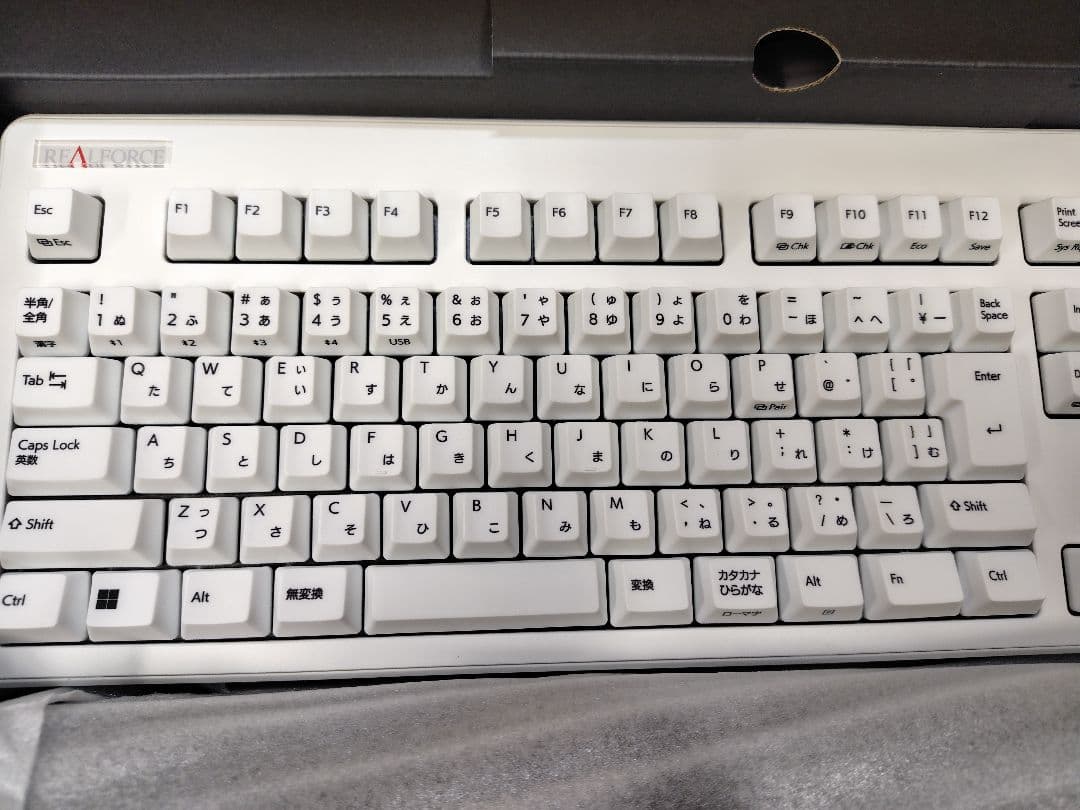 新品未使用 REALFORCE R3HA22 日本語配列キーボード ホワイト