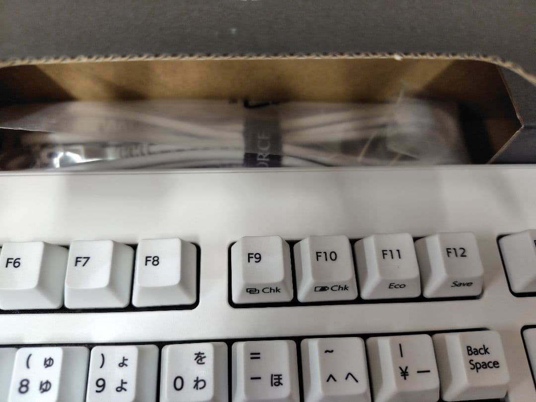 新品未使用 REALFORCE R3HA22 日本語配列キーボード ホワイト