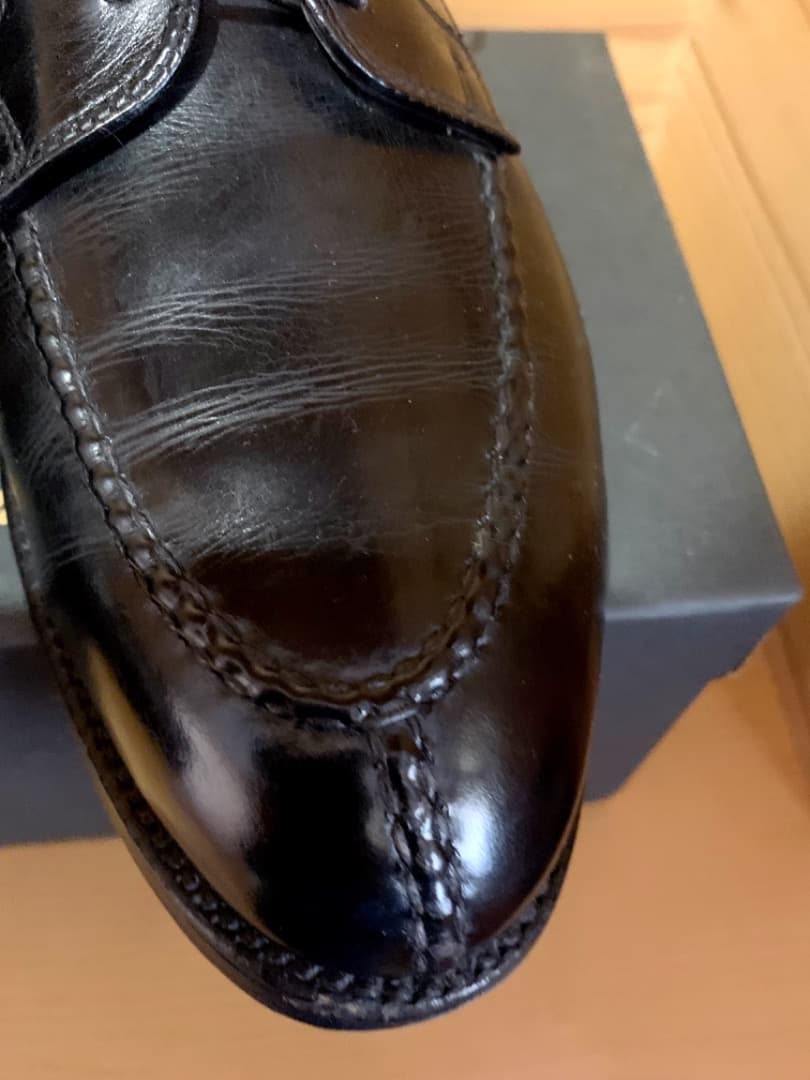 1*O様 オールデン961手縫ノルウィージャンUチップBruce B&Co別注2