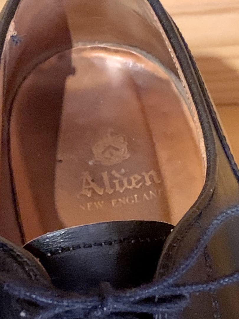 1*O様 オールデン961手縫ノルウィージャンUチップBruce B&Co別注2