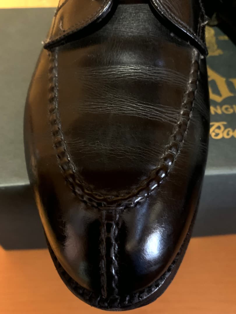 1*O様 オールデン961手縫ノルウィージャンUチップBruce B&Co別注2