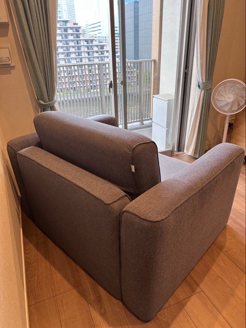 コアラマットレ　スソファベッド　シングル　グレー