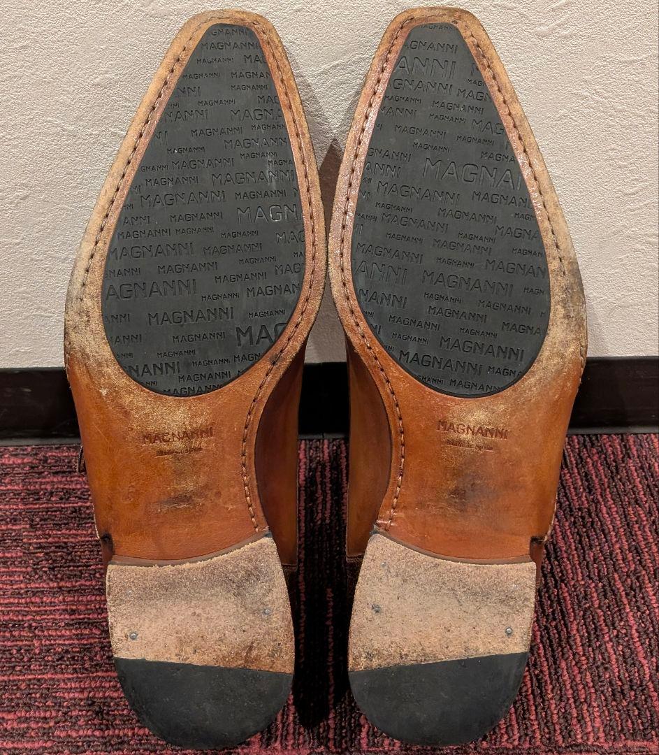 N*y様 マグナーニ ビジネス ドレスシューズ 革靴 41 MAGNANNI オ