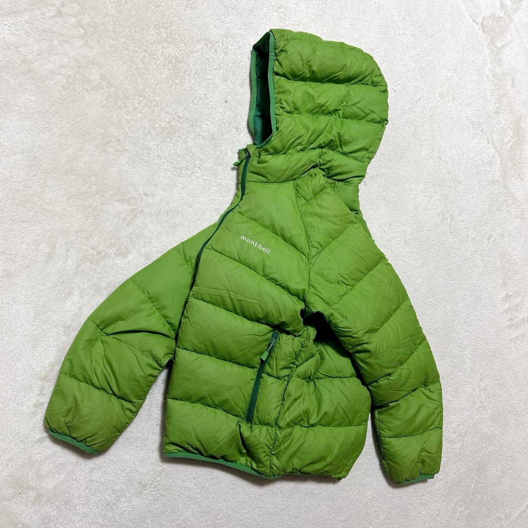 s*a様 y2k 短丈 モンベル down jacket parka グリーン