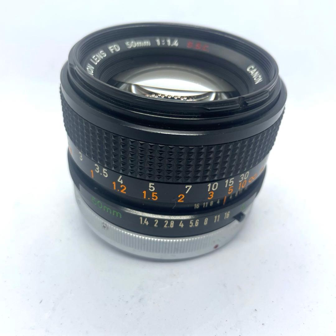 美品 Canon 50mm f1.4 s.s.c ssc レンズ