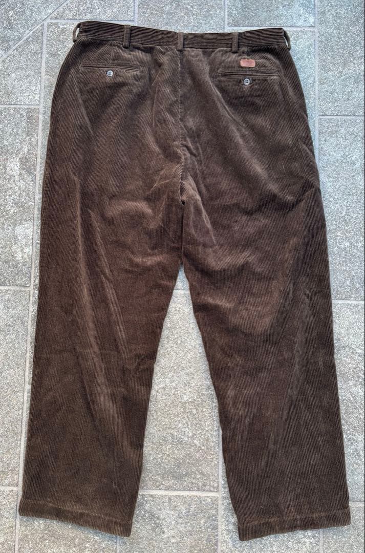 90s polo ralph laurenブラウン コーデュロイパンツ 太畝