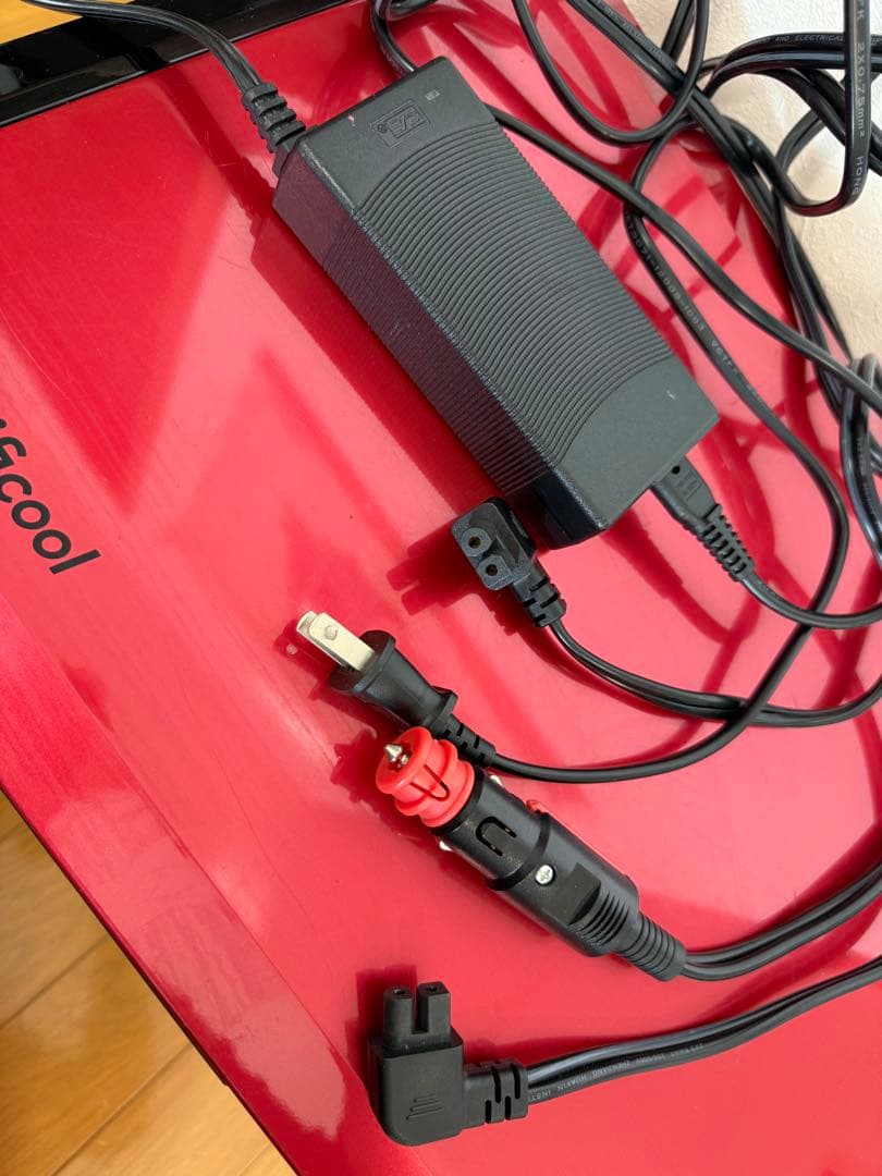 pacificool ポータブル冷蔵庫　赤