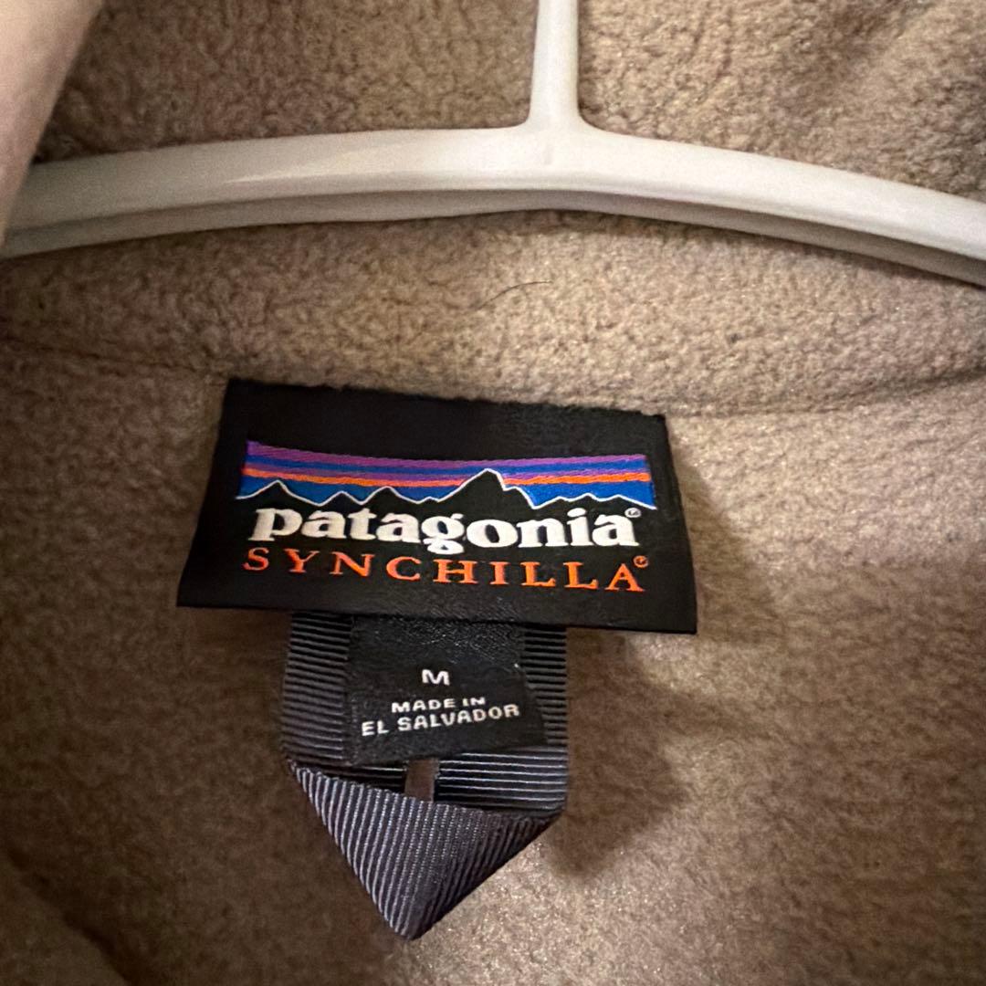 ヤ*ス様 patagonia ベージュ フリースベスト　シンチラベスト