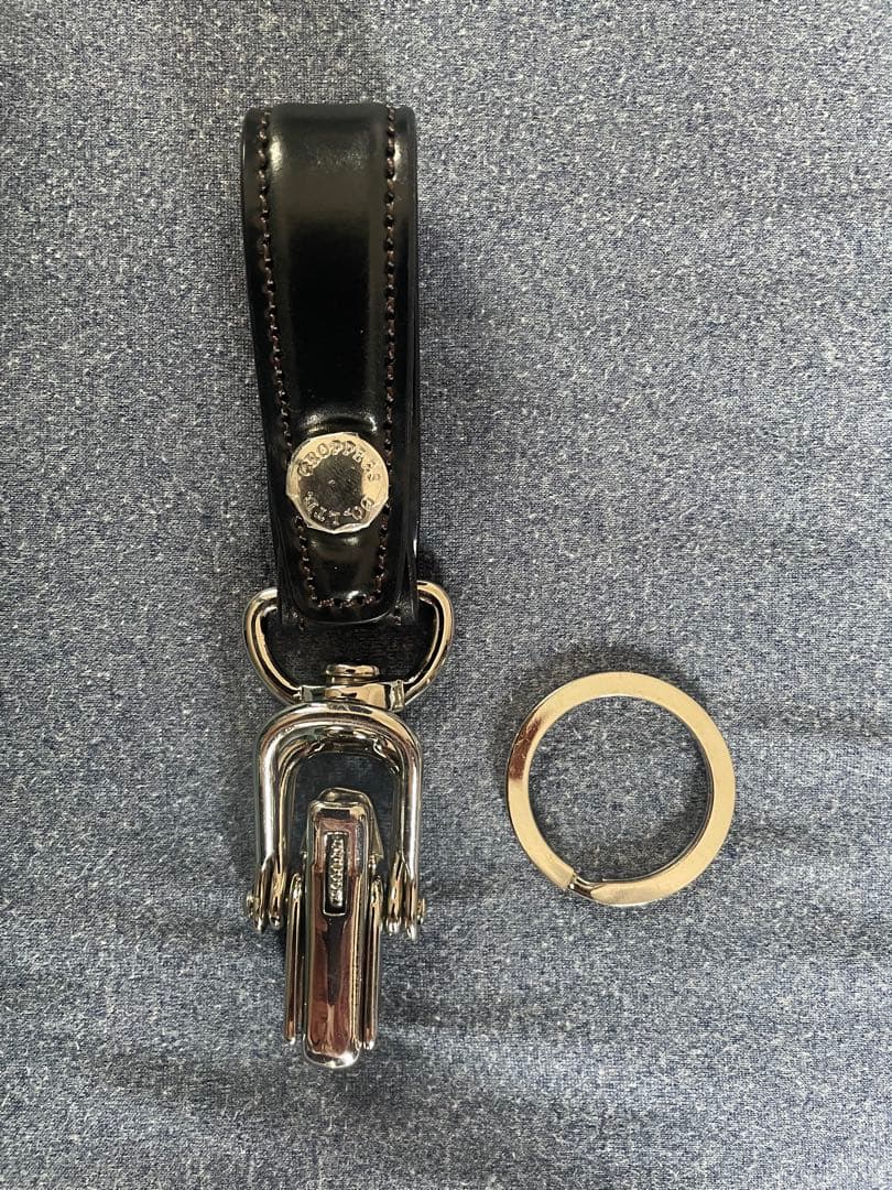 LAST CROPS レザー キーリング　コードバン