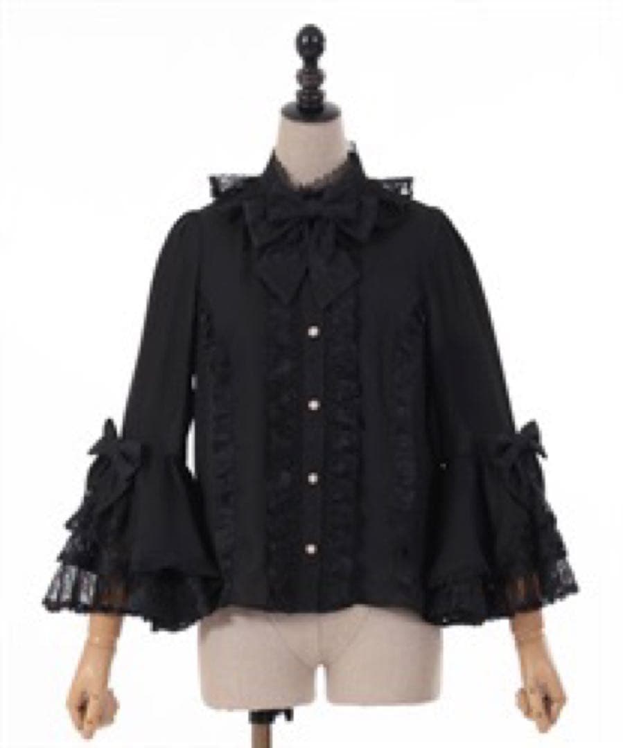 axes femme kawaii 姫袖７分丈ブラウス