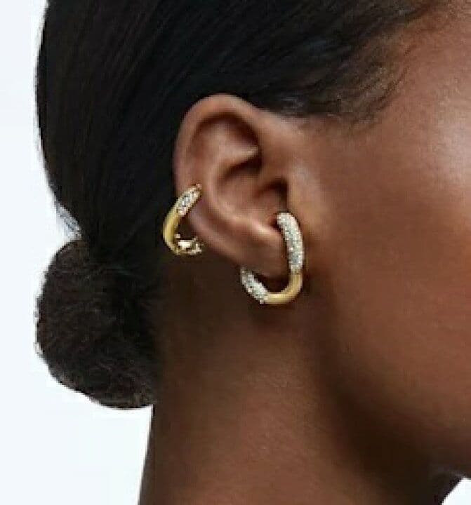 スワロフスキー　デクステラ　イヤーカフセット　ピアス　5615734　ゴールド