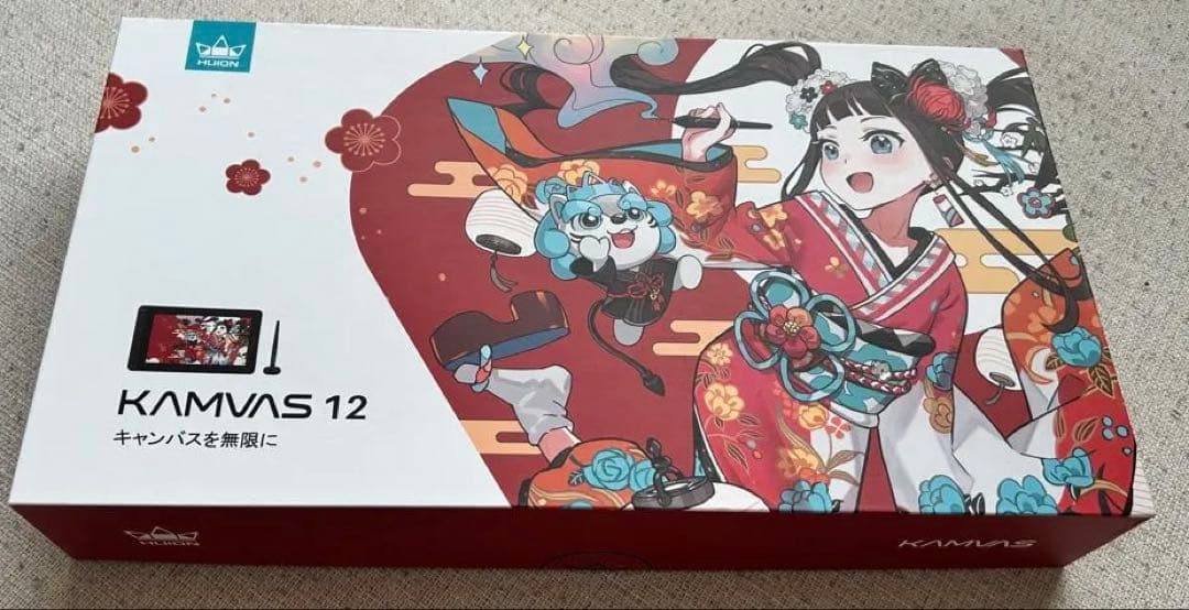 『美品』HUION 液タブ 液晶ペンタブレット Kamvas 12