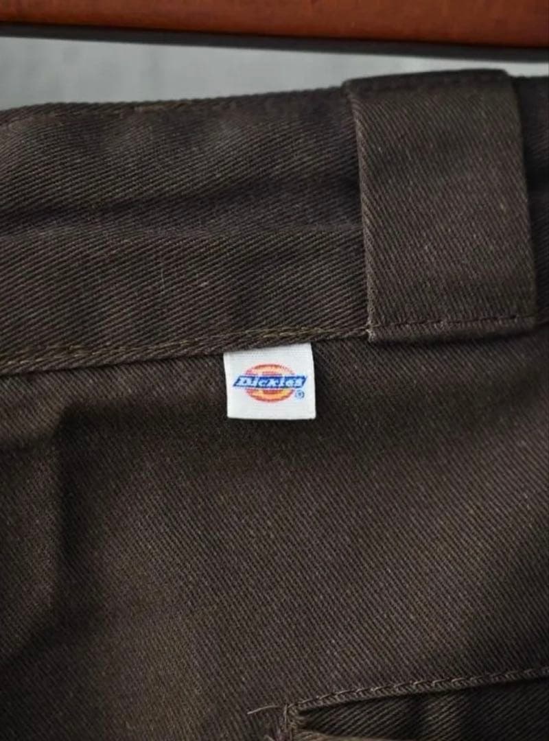 70s USA製 Dickies874 ブラウン チビタグ