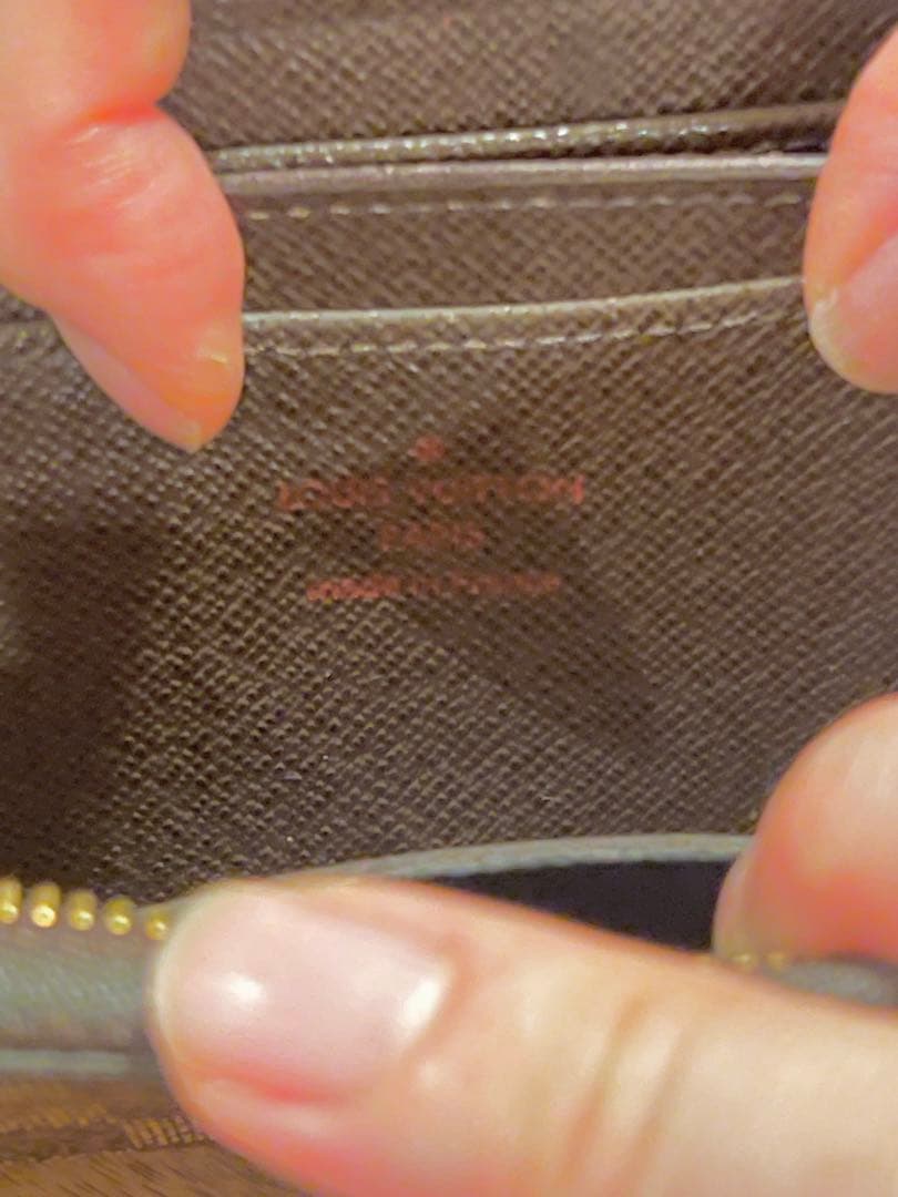 ルイヴィトン ダミエ エベヌ ジッピーパース 小銭入れ　財布