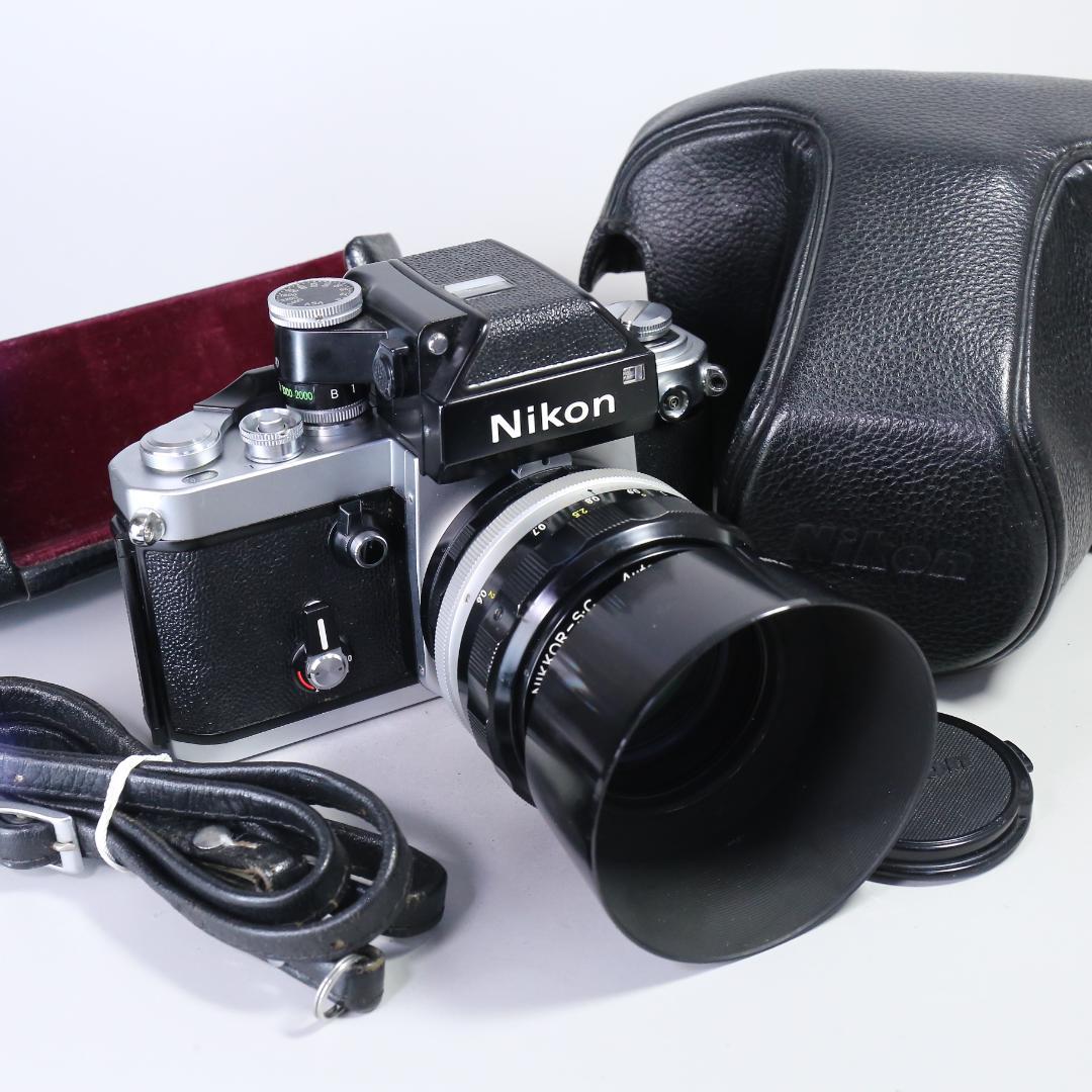 ☆初期F革☆極美品の完全動作 Nikon F2 55mm F1.2　＃356