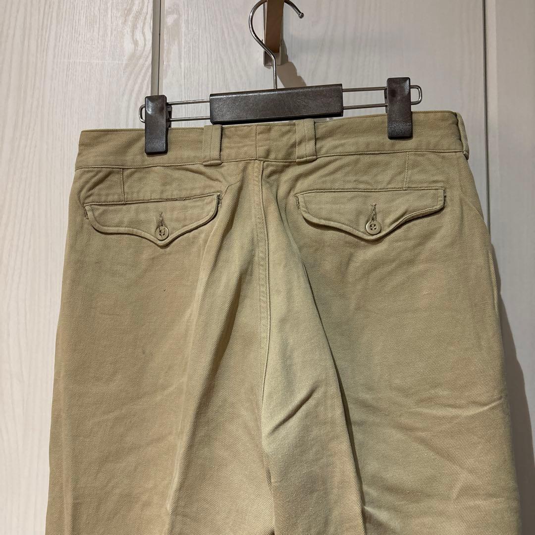 希少サイズ！12表記　フランス軍　M52 60s チノパン