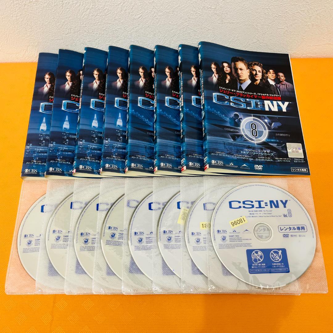 『CSI:NY』シーズン1～FINAL 計68巻全巻セット レンタル使用済DVD
