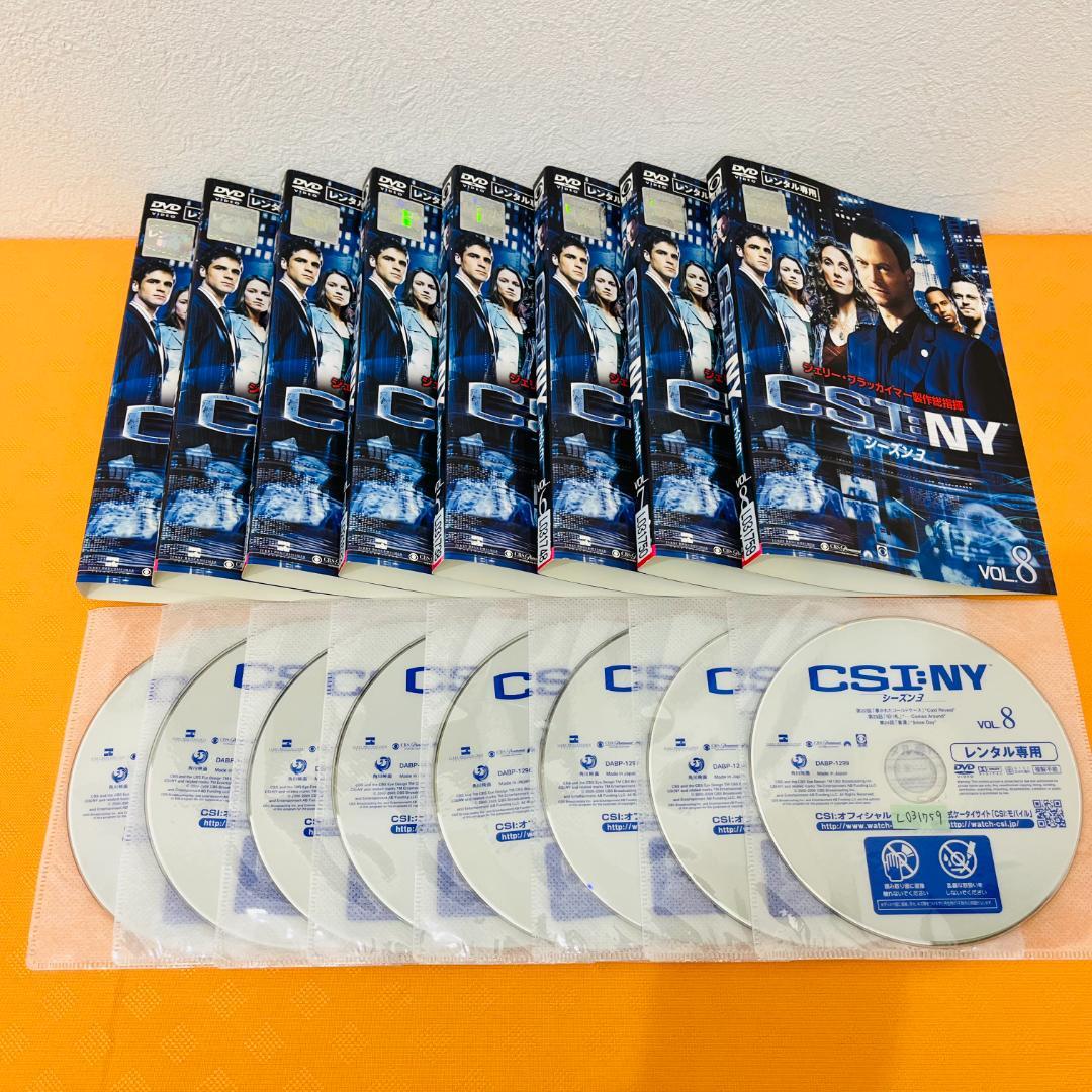 『CSI:NY』シーズン1～FINAL 計68巻全巻セット レンタル使用済DVD