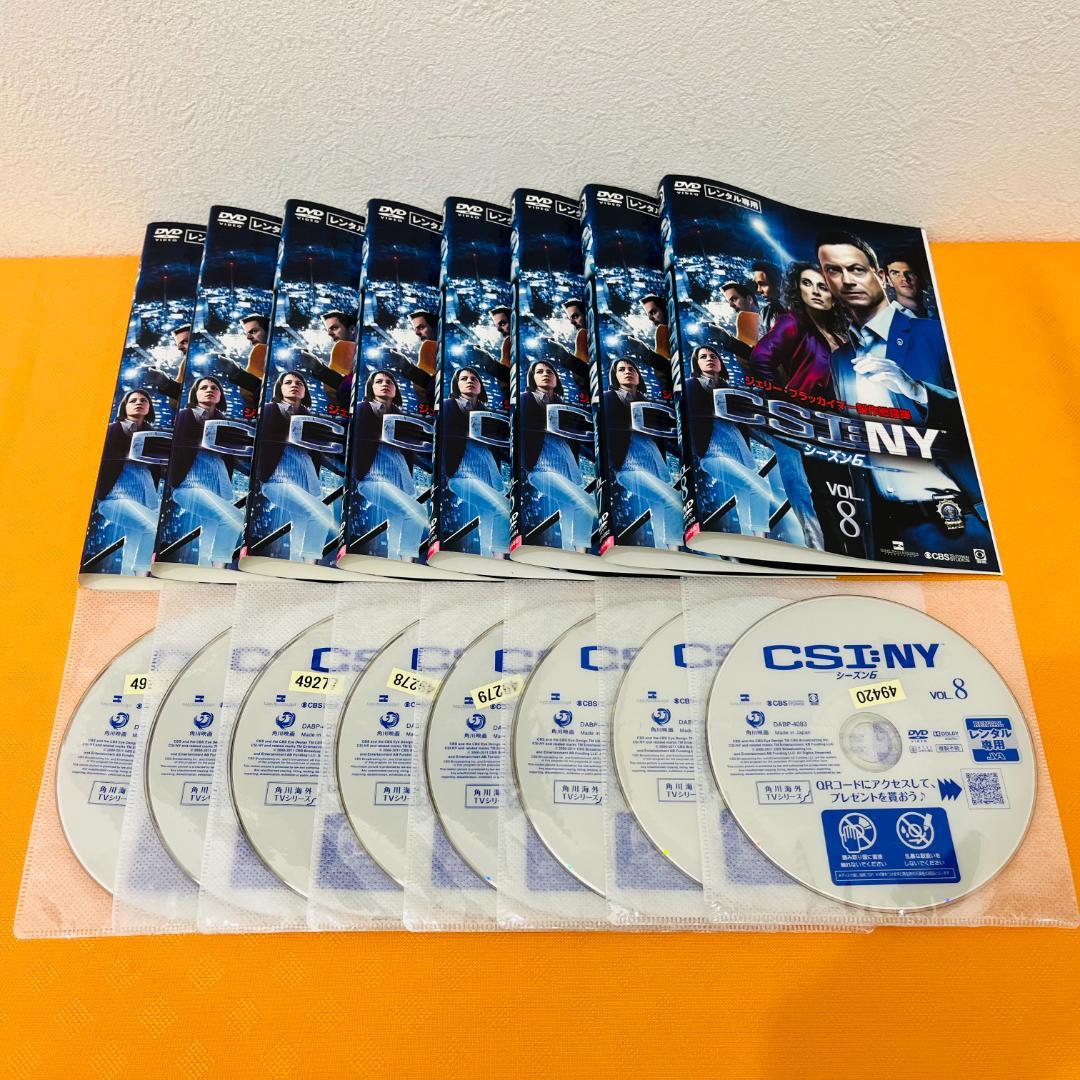 『CSI:NY』シーズン1～FINAL 計68巻全巻セット レンタル使用済DVD