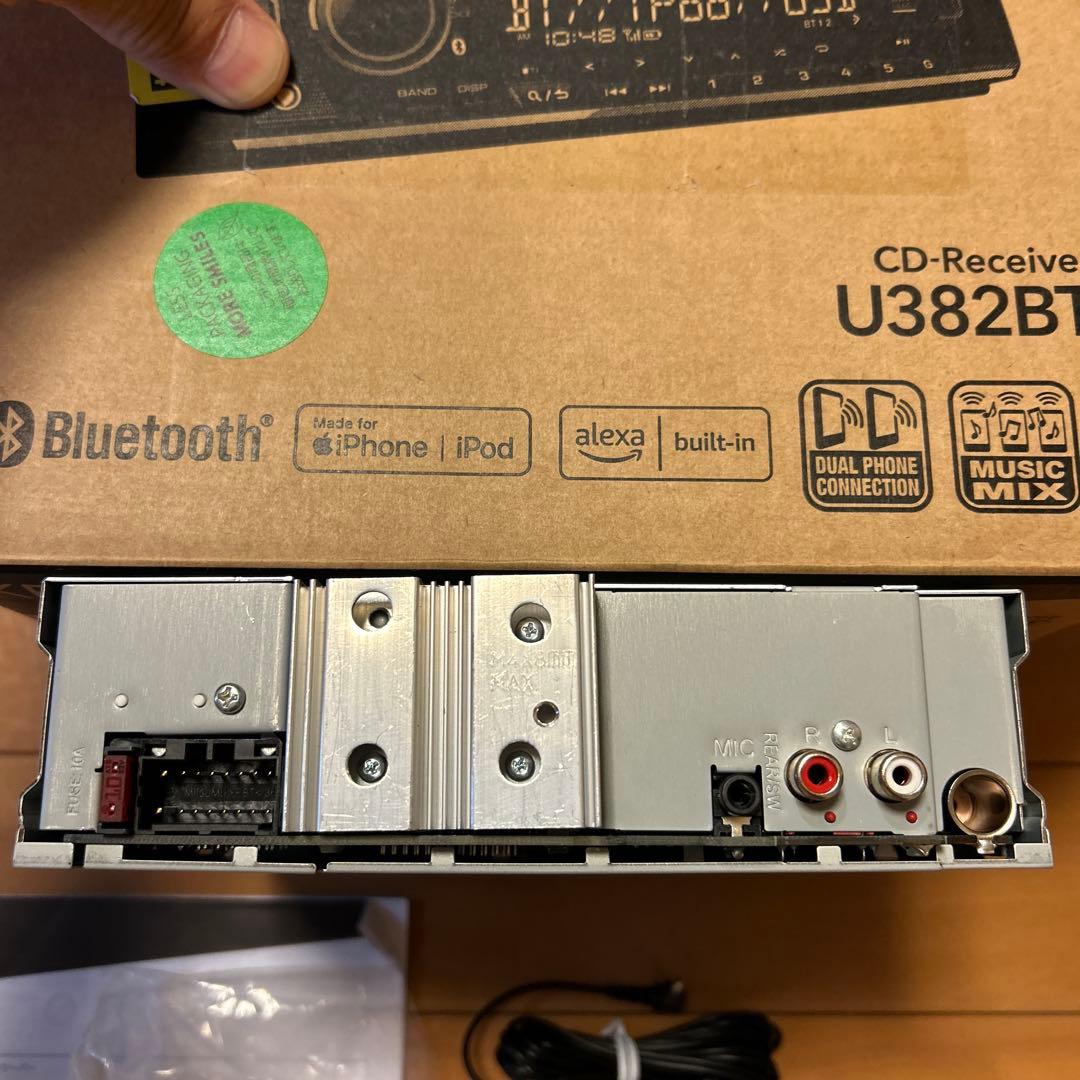 新品ケンウッドCDレシーバーU382BT