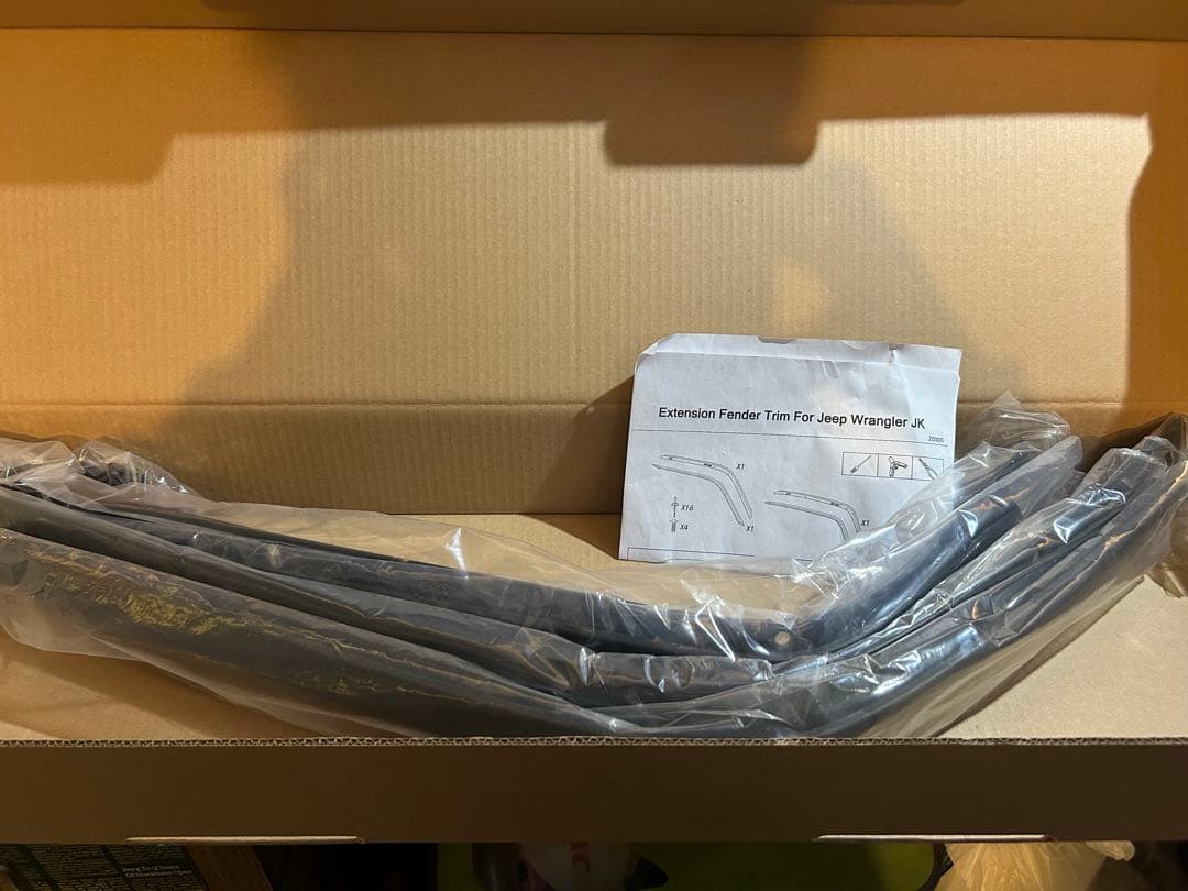 Jeep Wranglerラングラー フロント＆リア フェンダーフレア