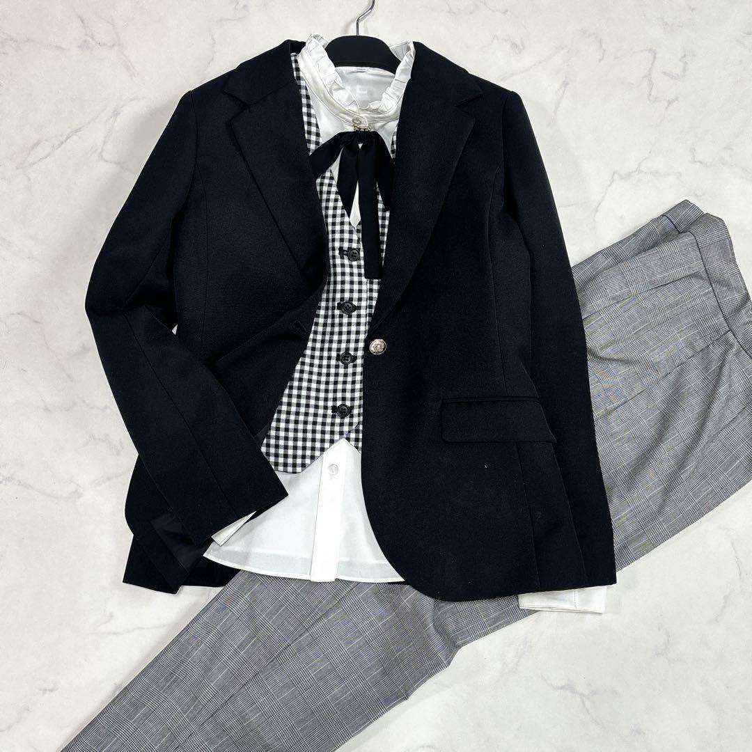 未使用級♡アリサナ セットアップ パンツスーツ チェック 卒服 女の子 160