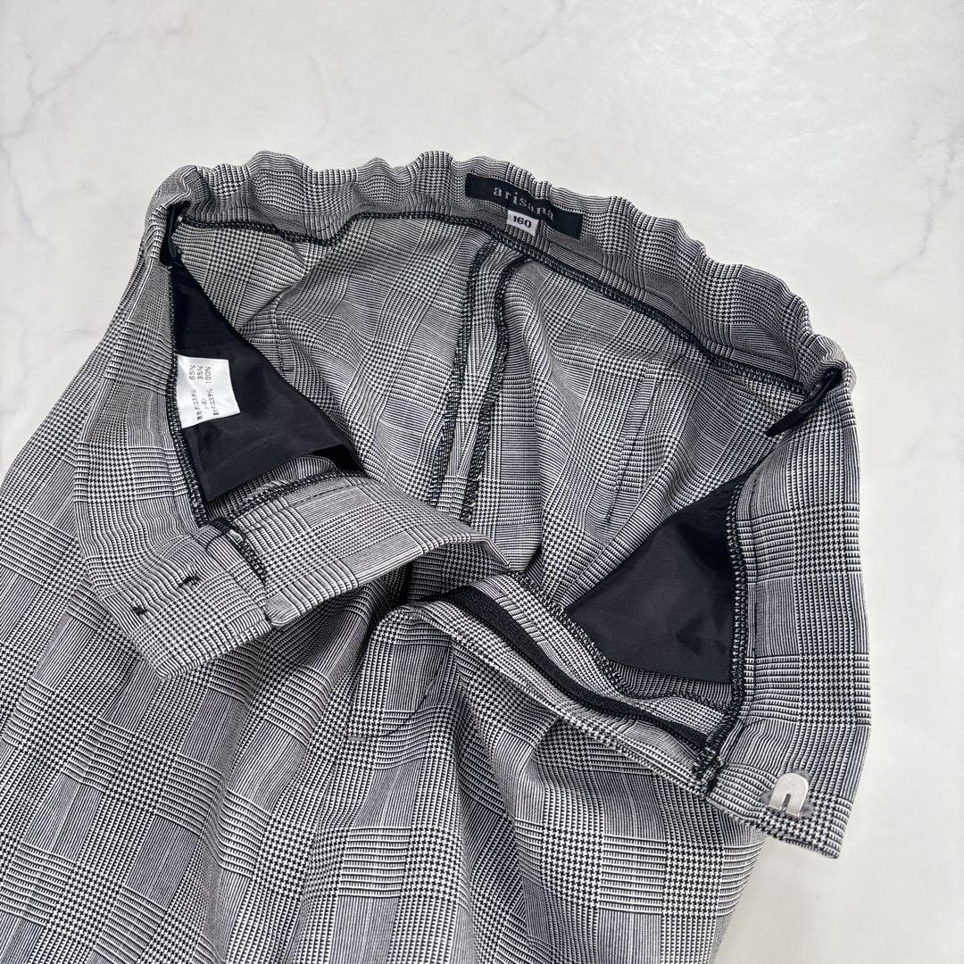 未使用級♡アリサナ セットアップ パンツスーツ チェック 卒服 女の子 160