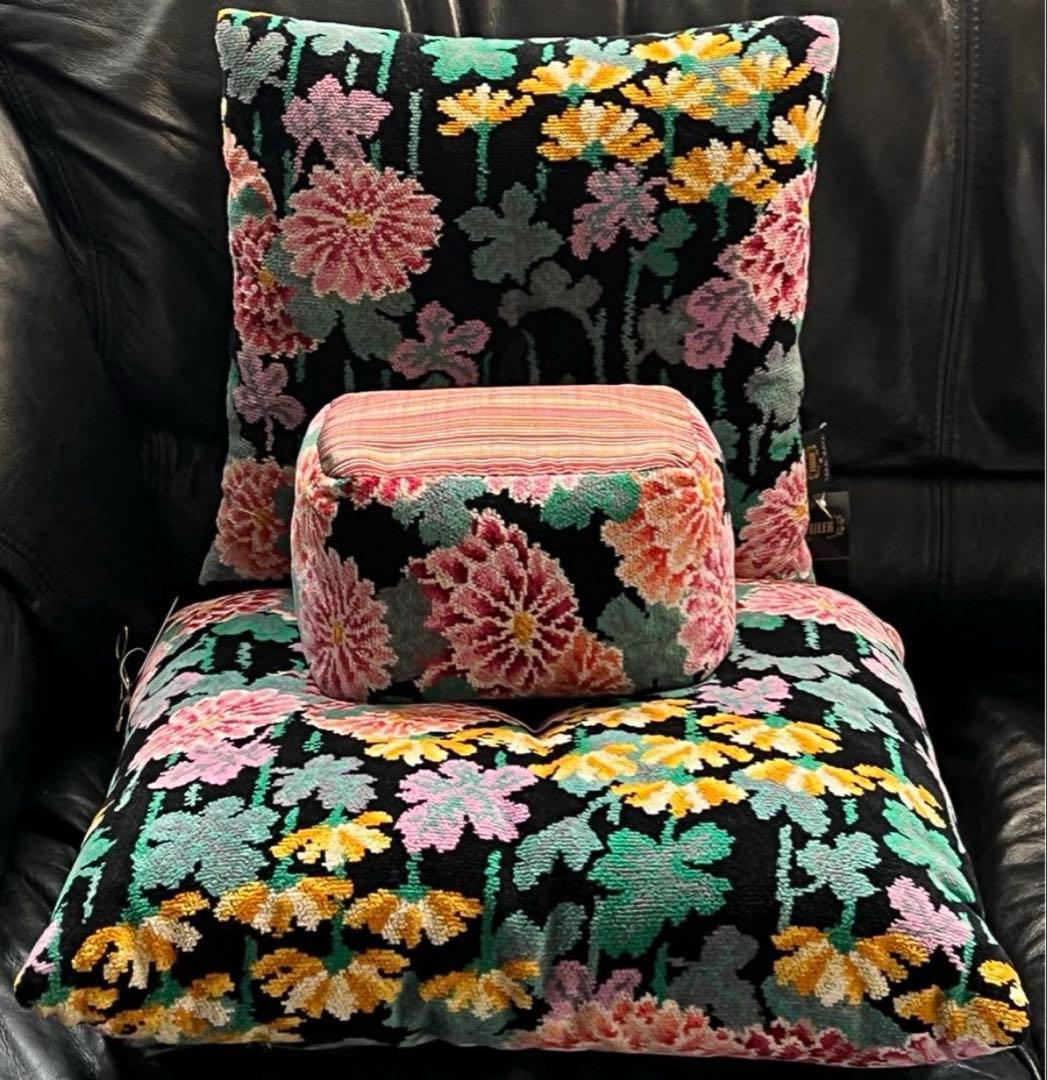 フェイラー　和柄　西陣織 シルク 絹 クッション 枕 新品タグ付き　FEILER