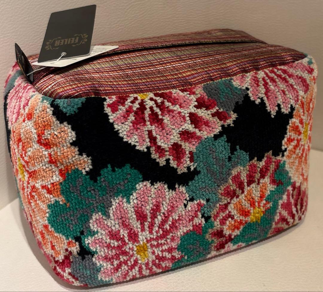 フェイラー　和柄　西陣織 シルク 絹 クッション 枕 新品タグ付き　FEILER