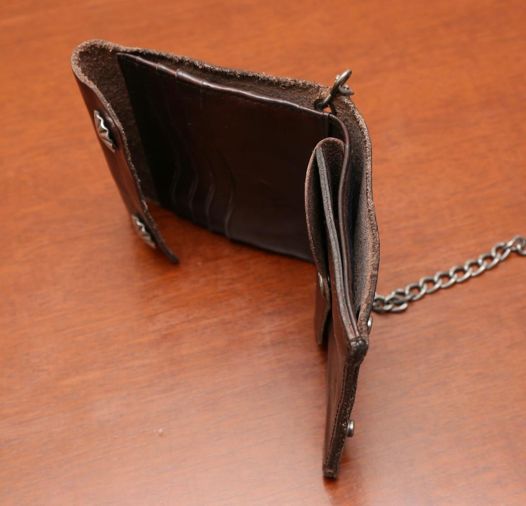 ★ RRL レザーチェーンウオレット