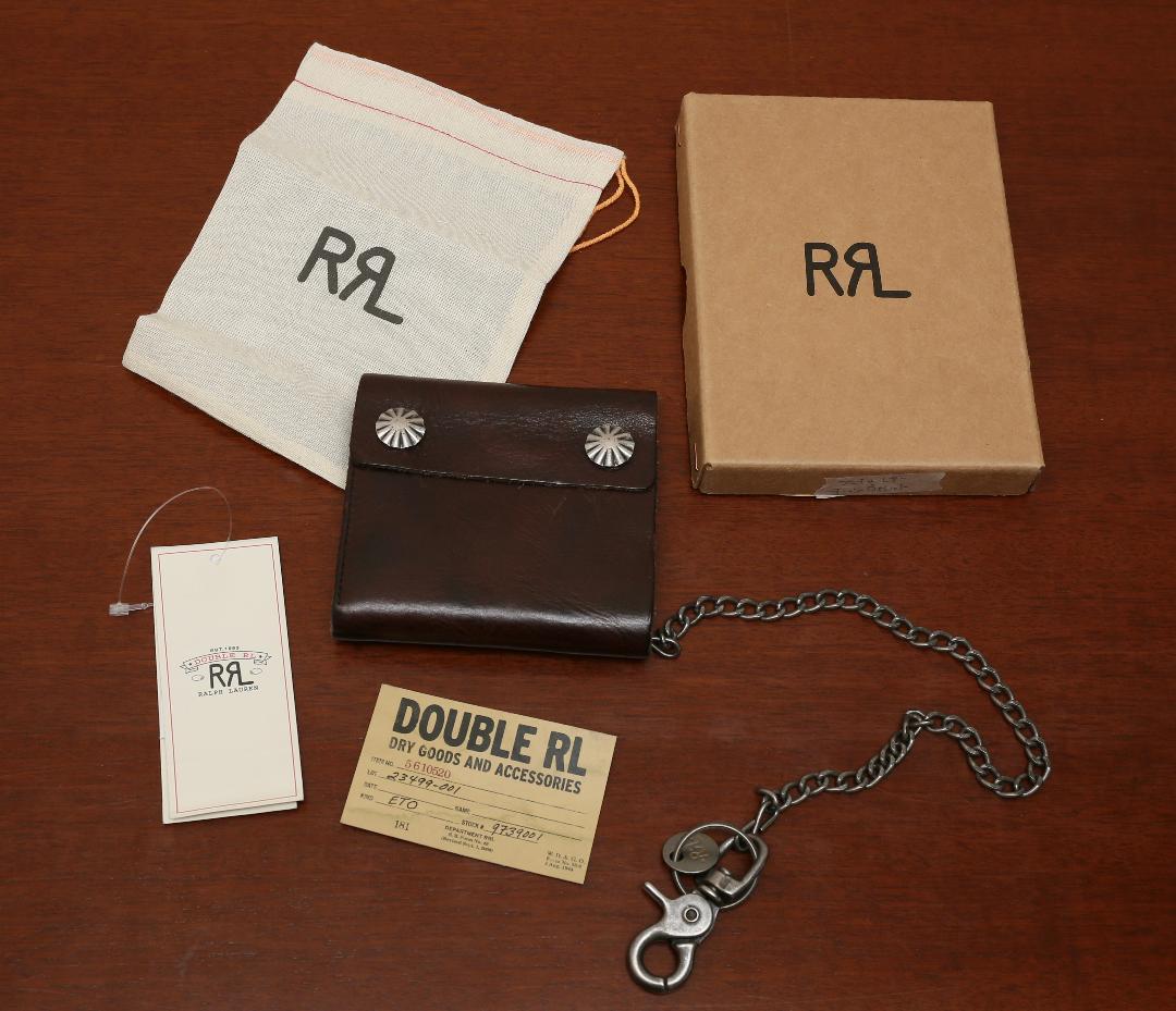 ★ RRL レザーチェーンウオレット