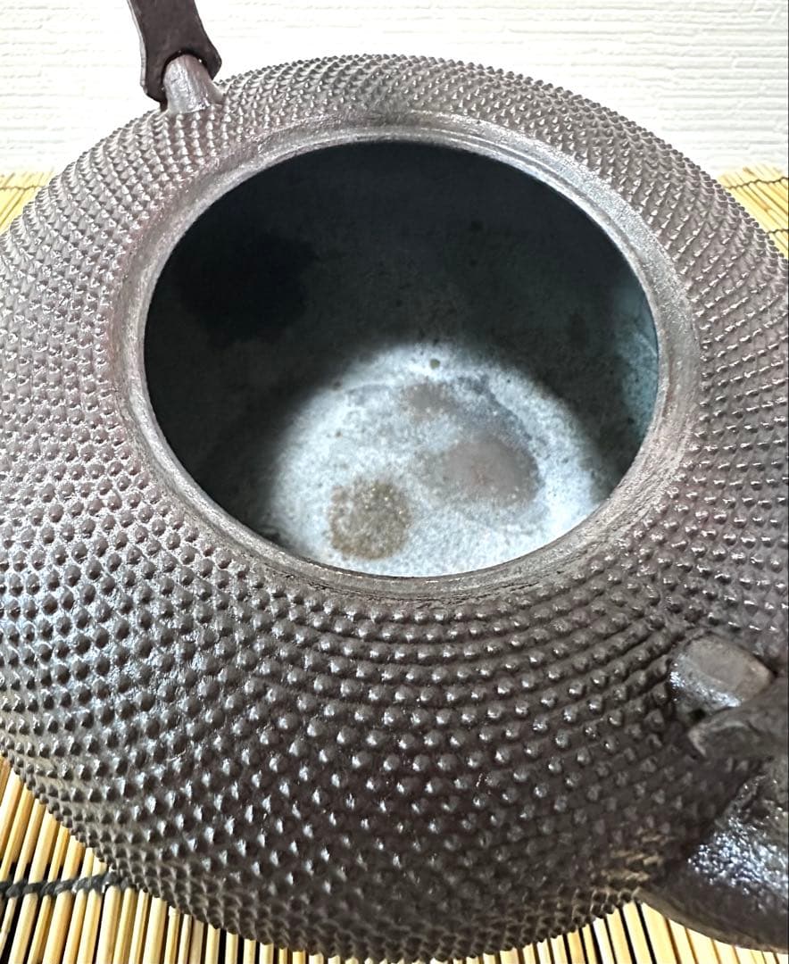 未使用品、南部喜州 (及川 喜徳)造　鍛治打袋鉉　１８型　フラ様　売約済み