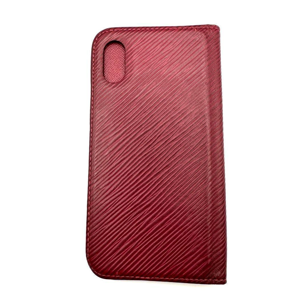 LOUIS VUITTON ヴィトン　iPhoneケース　フォリオ　エピ　レッド