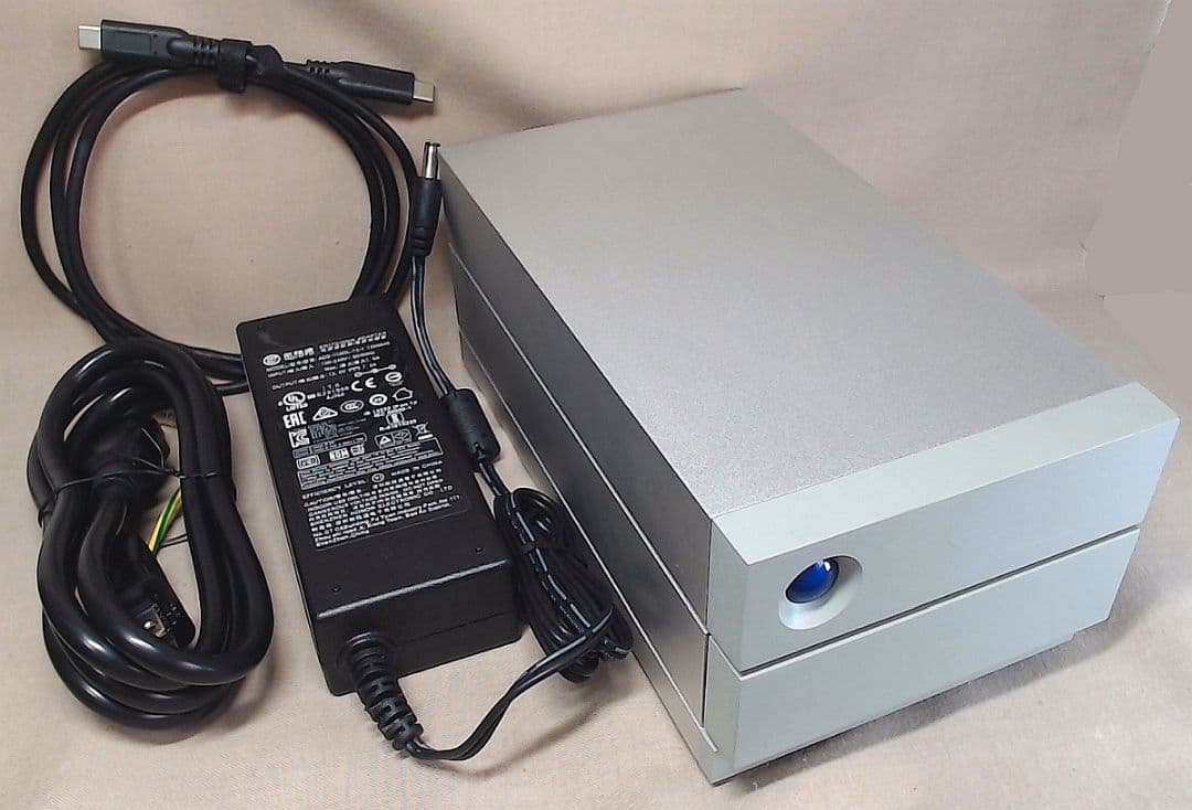 外付けハードディスク・ドライブ LaCie RAID 8TB 2big dock Thunderbolt3