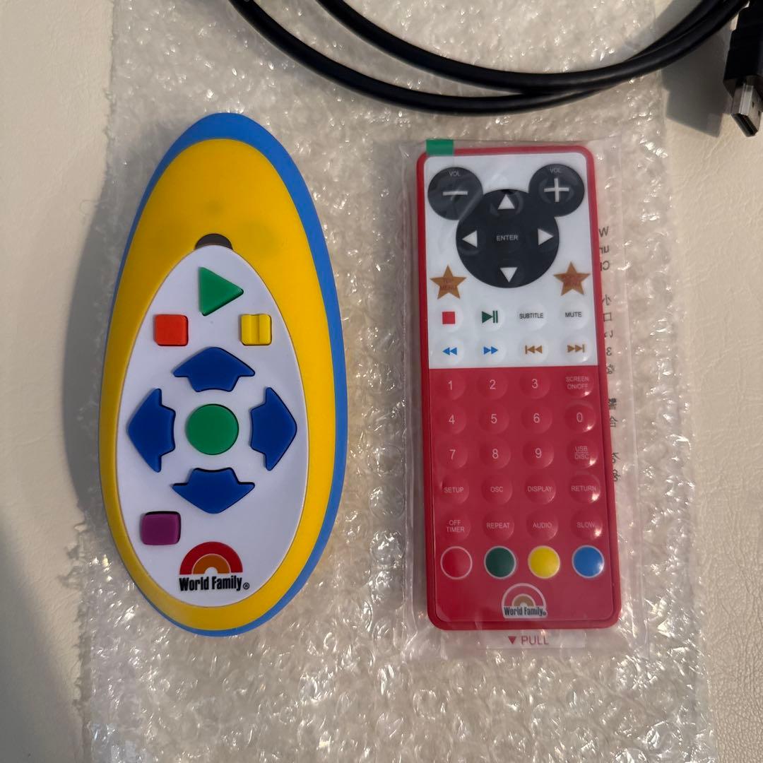 今年3月正規購入フルセットDWEミッキーメイトBlu-ray DVD プレーヤー