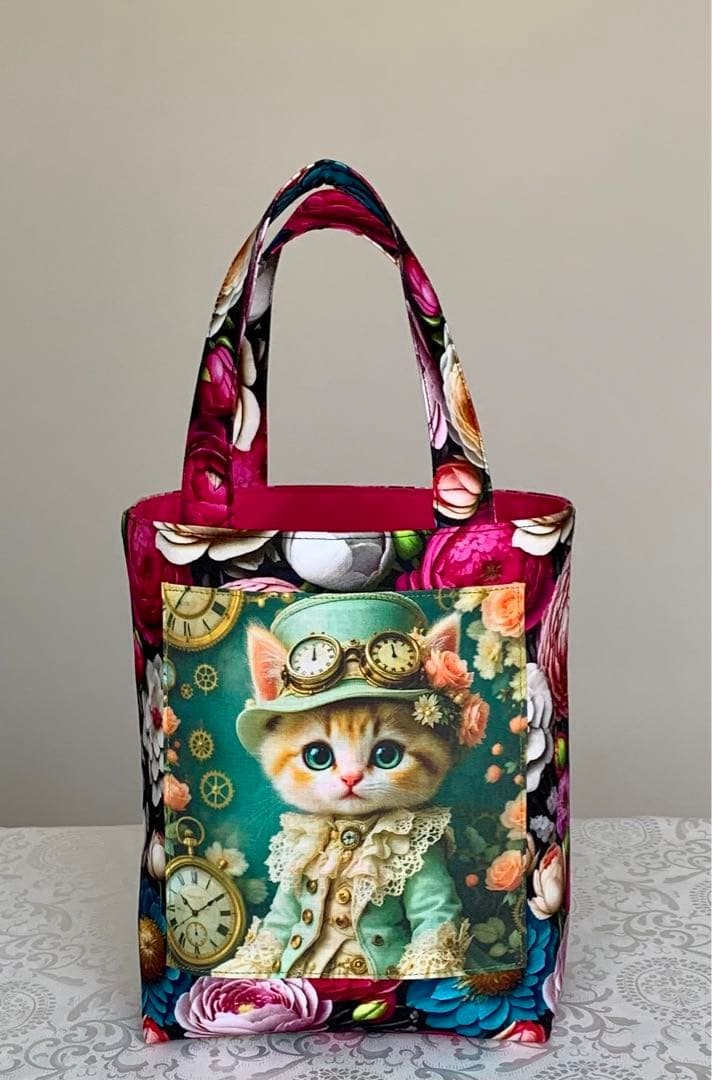 みい　ポメちゃん　トートバッグ　小物入れ