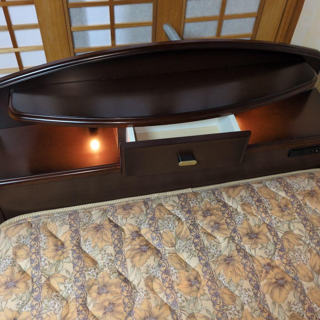 【専用商品】フランスベッド引き出し付きシングルベッドとマットレスセット