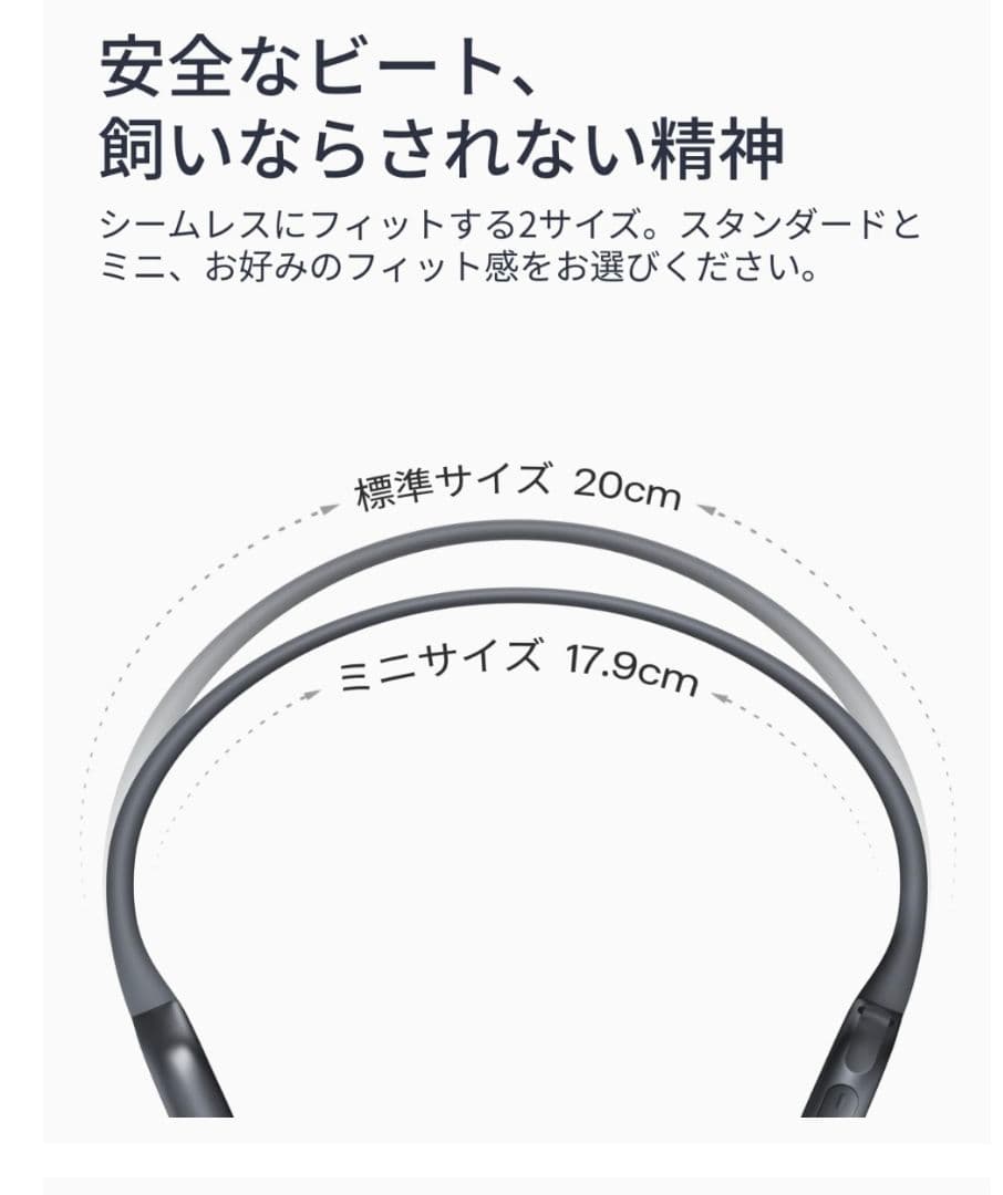 Shokz OpenRun Pro 2 Mini 骨伝導イヤホン 保証期間残有り