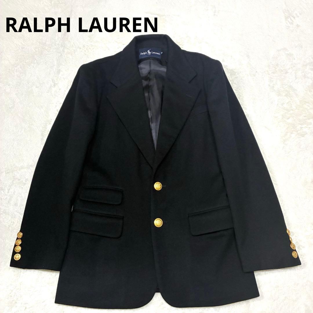 RALPH LAURENテーラードジャケット ブラック 金ボタン
