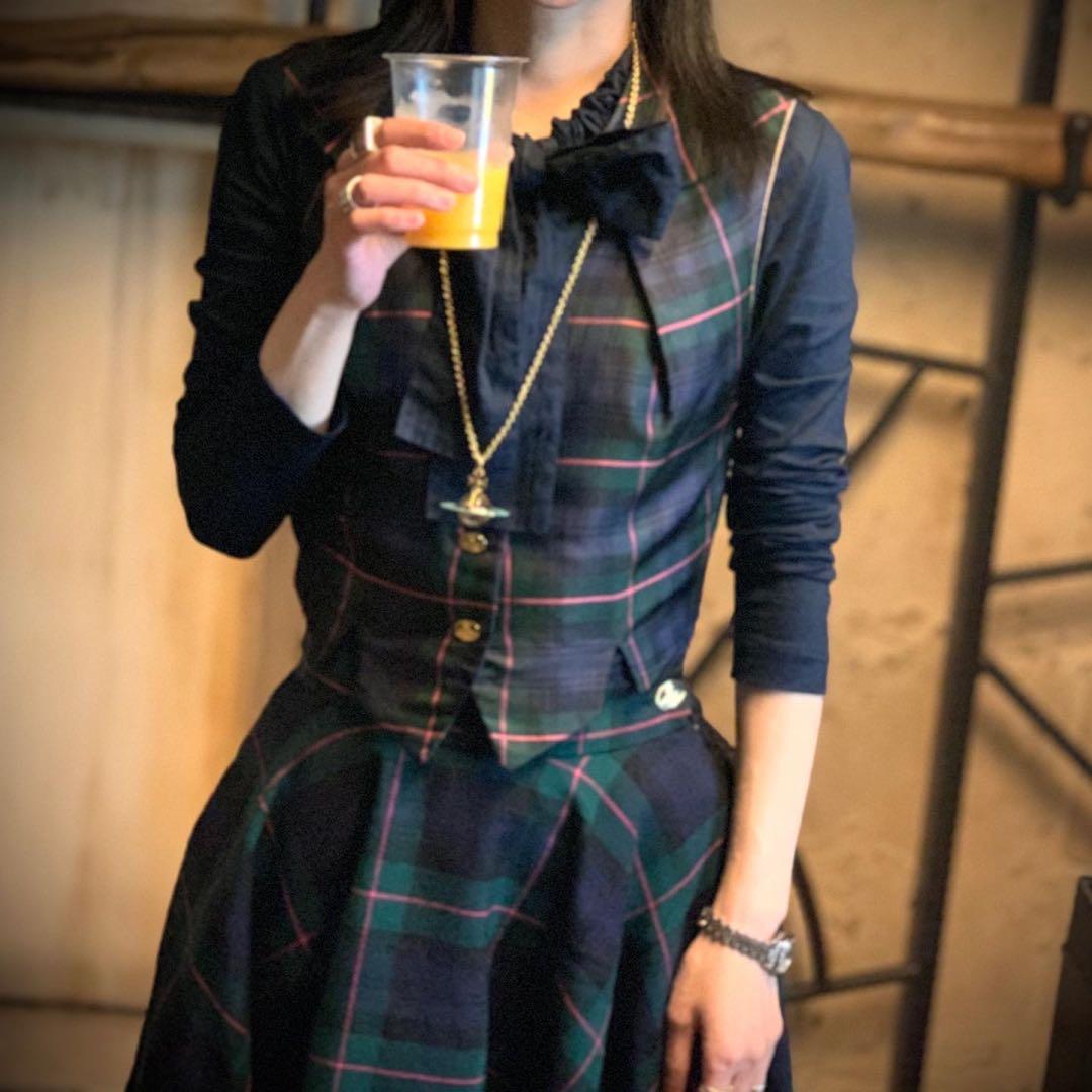 ヴィヴィアンウエストウッド ピンクゴードン スカート ヴィンテージ 1993年物