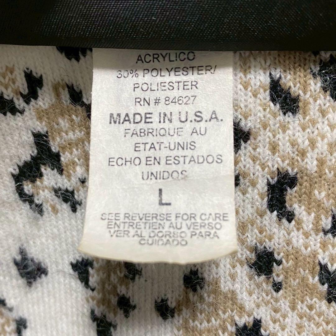 90's USA製 Cobblestone Canyon レオパード ベスト