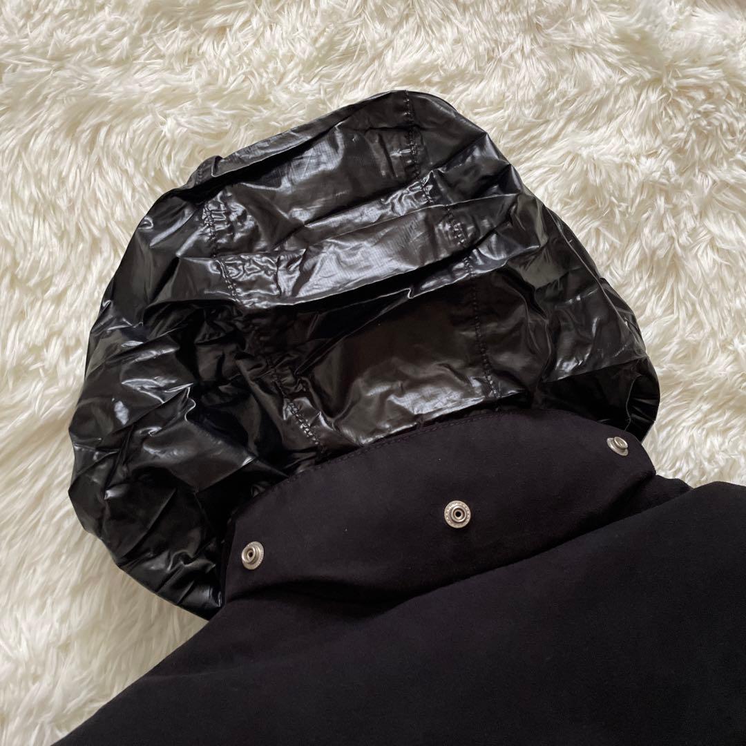 BOSS HUGO BOSS ダウンベスト　スエード　切り替え　2way フード