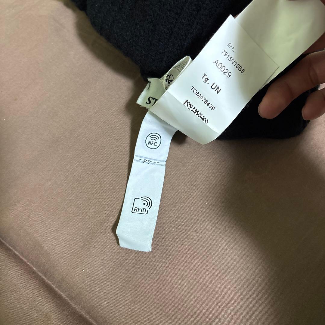 STONE  ブラック ニット帽