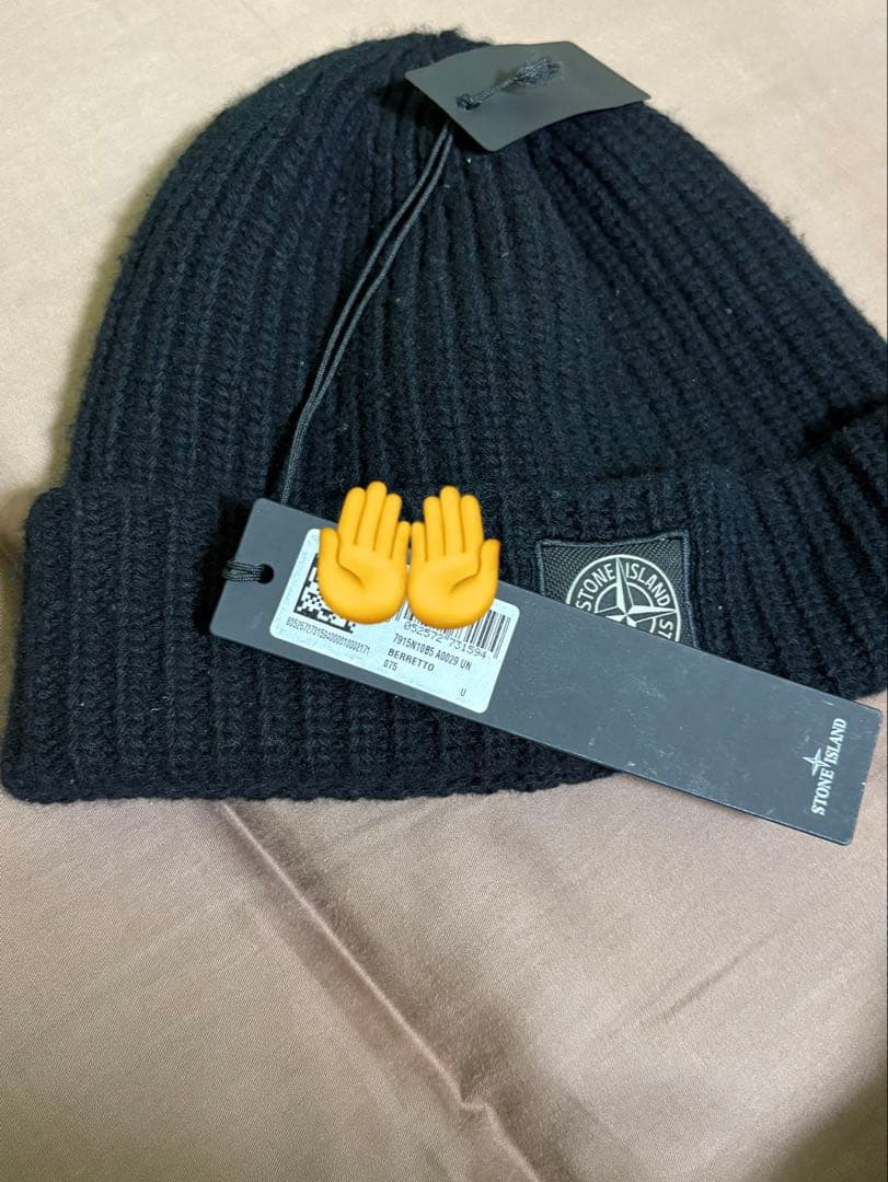 STONE  ブラック ニット帽
