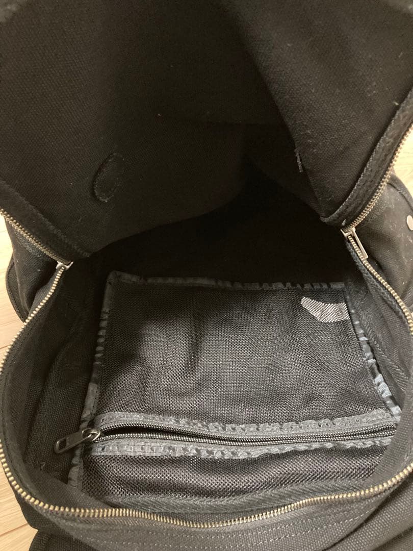 【きらん☆】 APC アーペーセー　キャンバス　バックパック　リュック　黒